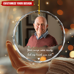 Personalized Custom Photo Memorial Christmas Ornament