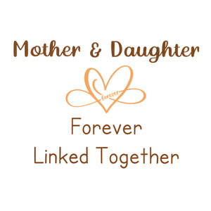 Grandmother Granddaughter Infinity Heart Ring