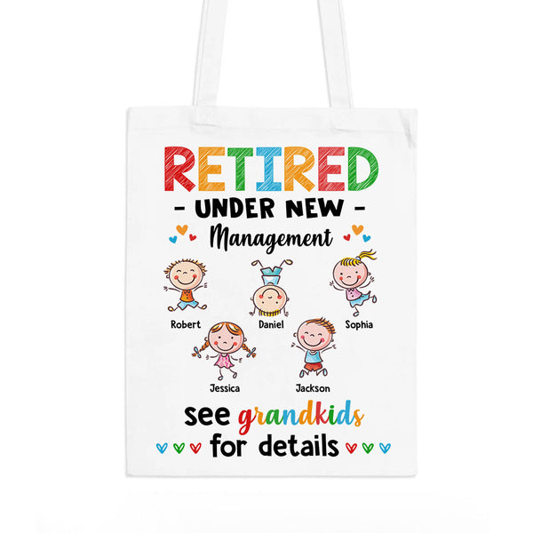 Gift For Grandma Retired See Grandkids Tote Bag