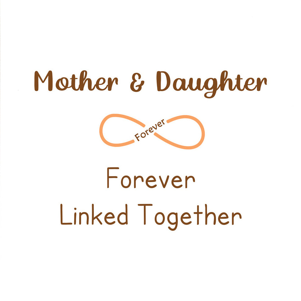 Mother & Daughter Forever Linked Together Ring - Mother Daughter Ring
