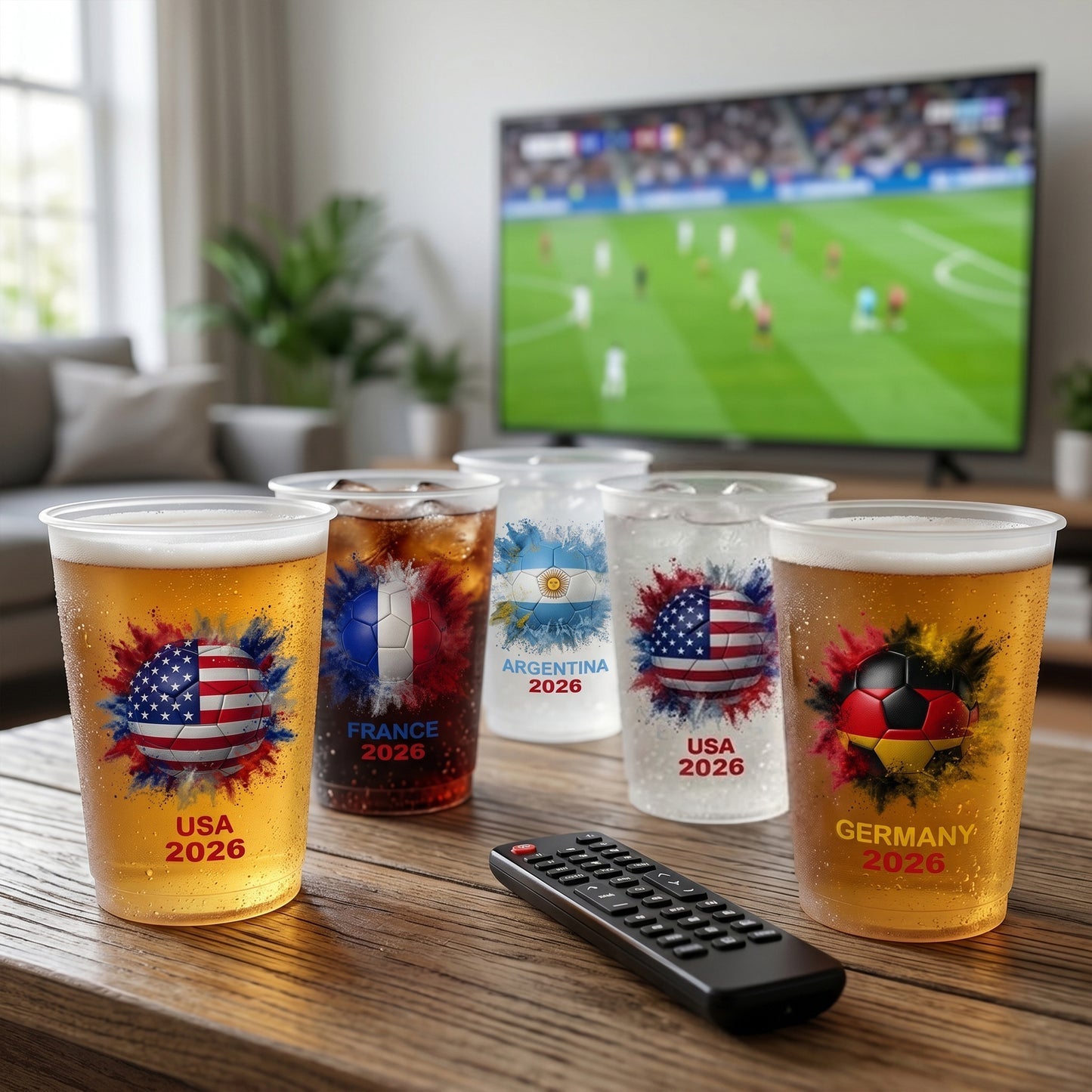 Custom Country Flags - Personalized Soccer Cups