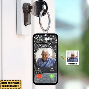 The Call I Wish I Could Make, Personalized Custom Photo Keychain
