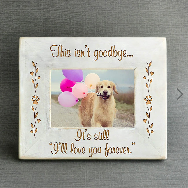 Pet Memorial Wood Photo Frame