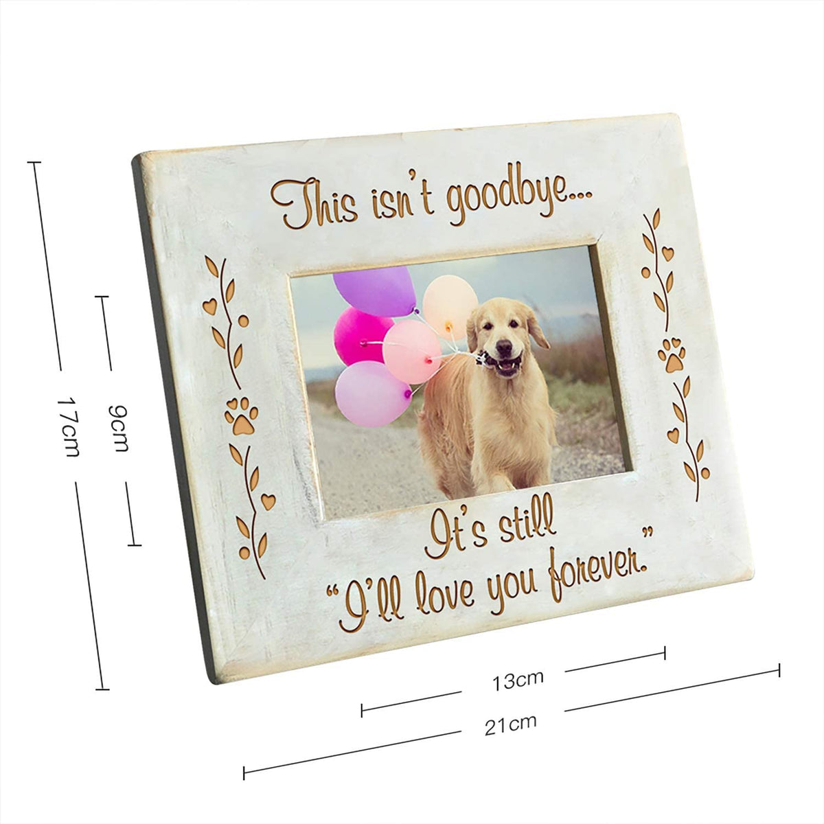 Pet Memorial Wood Photo Frame