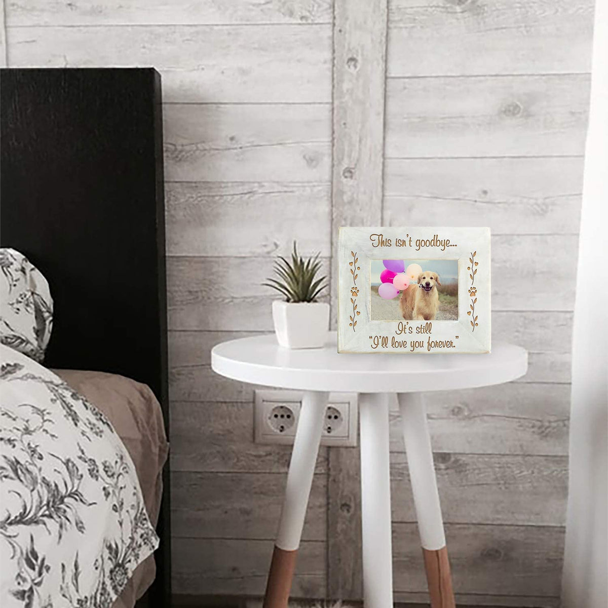 Pet Memorial Wood Photo Frame