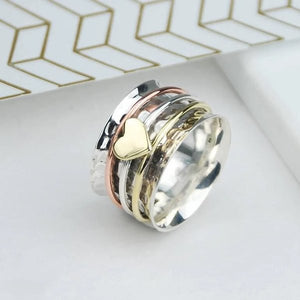 🔥 Last Day Promotion 75% OFF 🎁 Self Love Spinner Heart Ring 💖