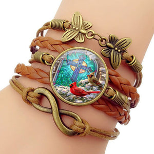 Cardinal Bracelet - When Cardinals Appear Your Loved One Is Near
