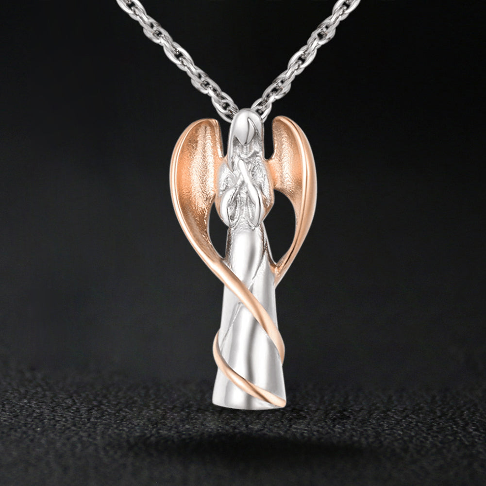 Angel Lady Urn Necklace for Ashes