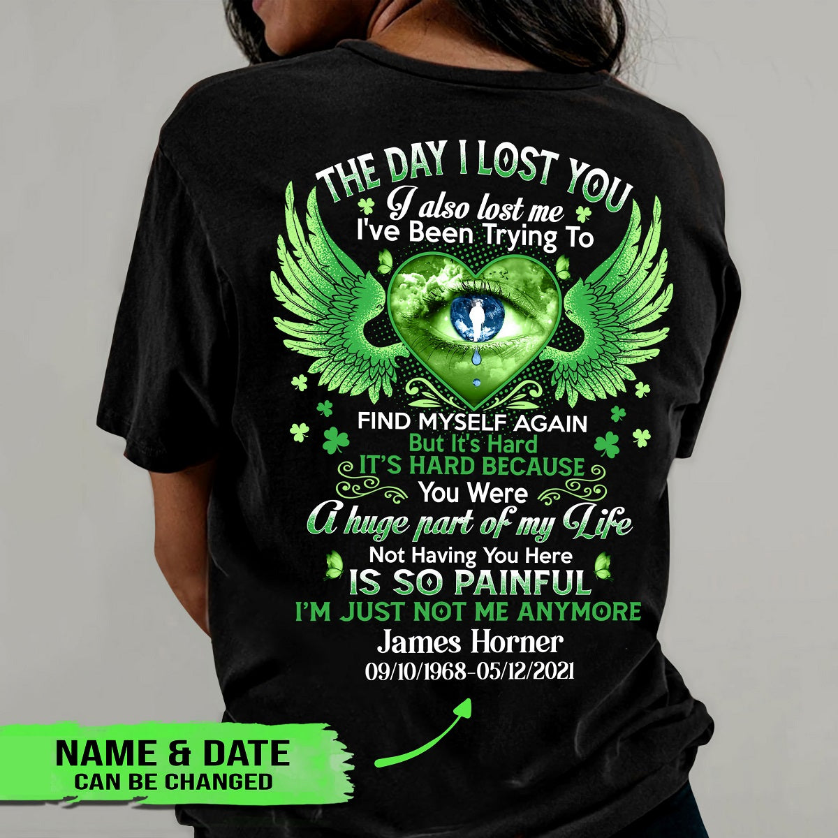 The Day I Lost You - Personalized Custom T-shirt