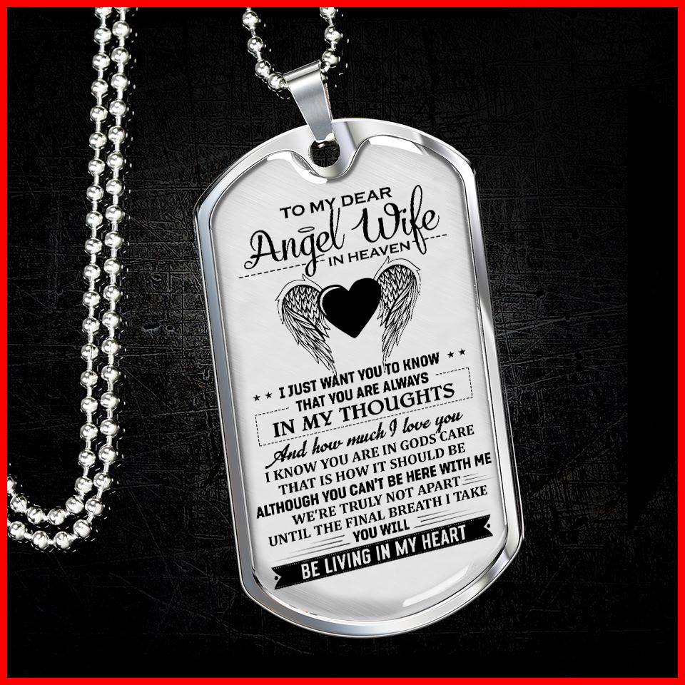 To My Dear Angel Wife In Heaven