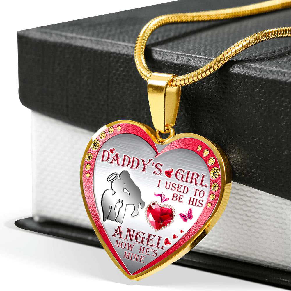 Daddy's Girl - I Used To Be His Angel Necklace