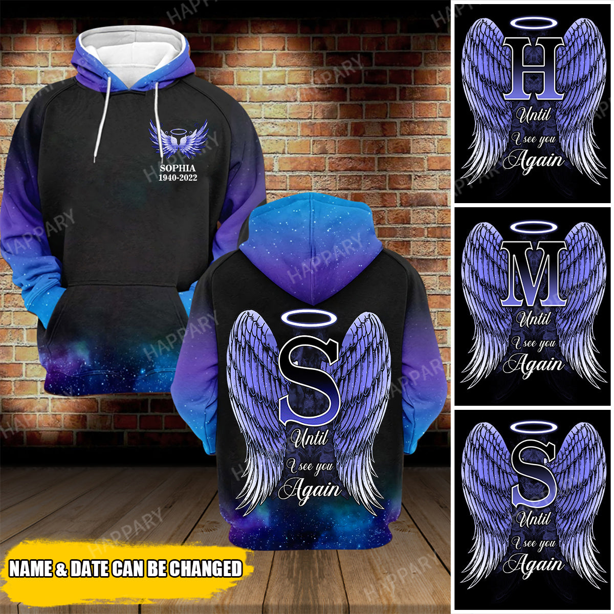 Until I See You Again Personalized All Over Print Hoodie
