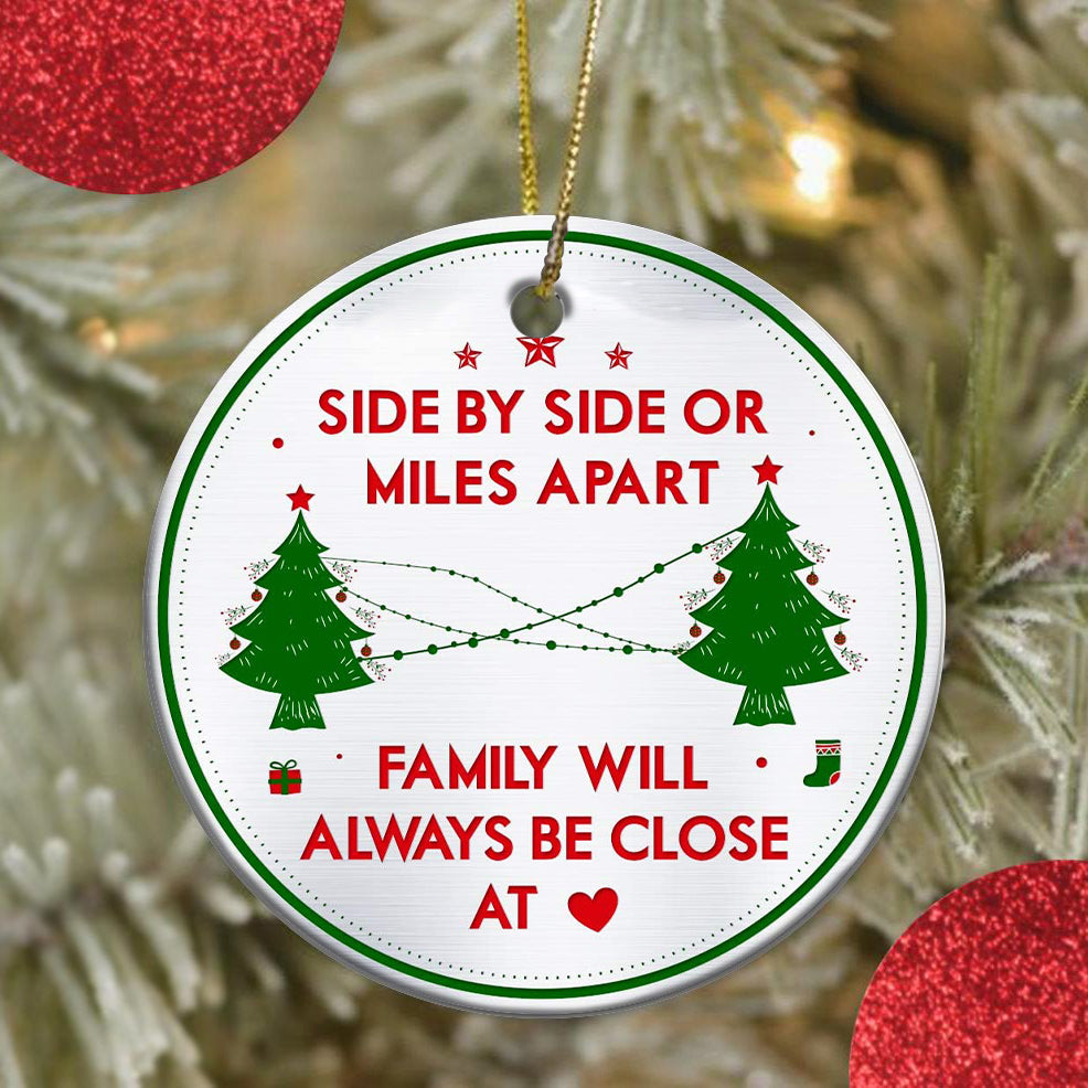 Family Christmas Ornament Gift (Porcelain)