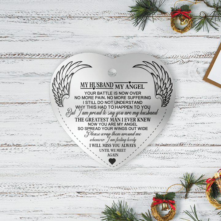 My Husband My Angel Ornament