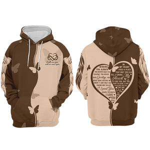 Missing You Always Personalized All Over Print Hoodie