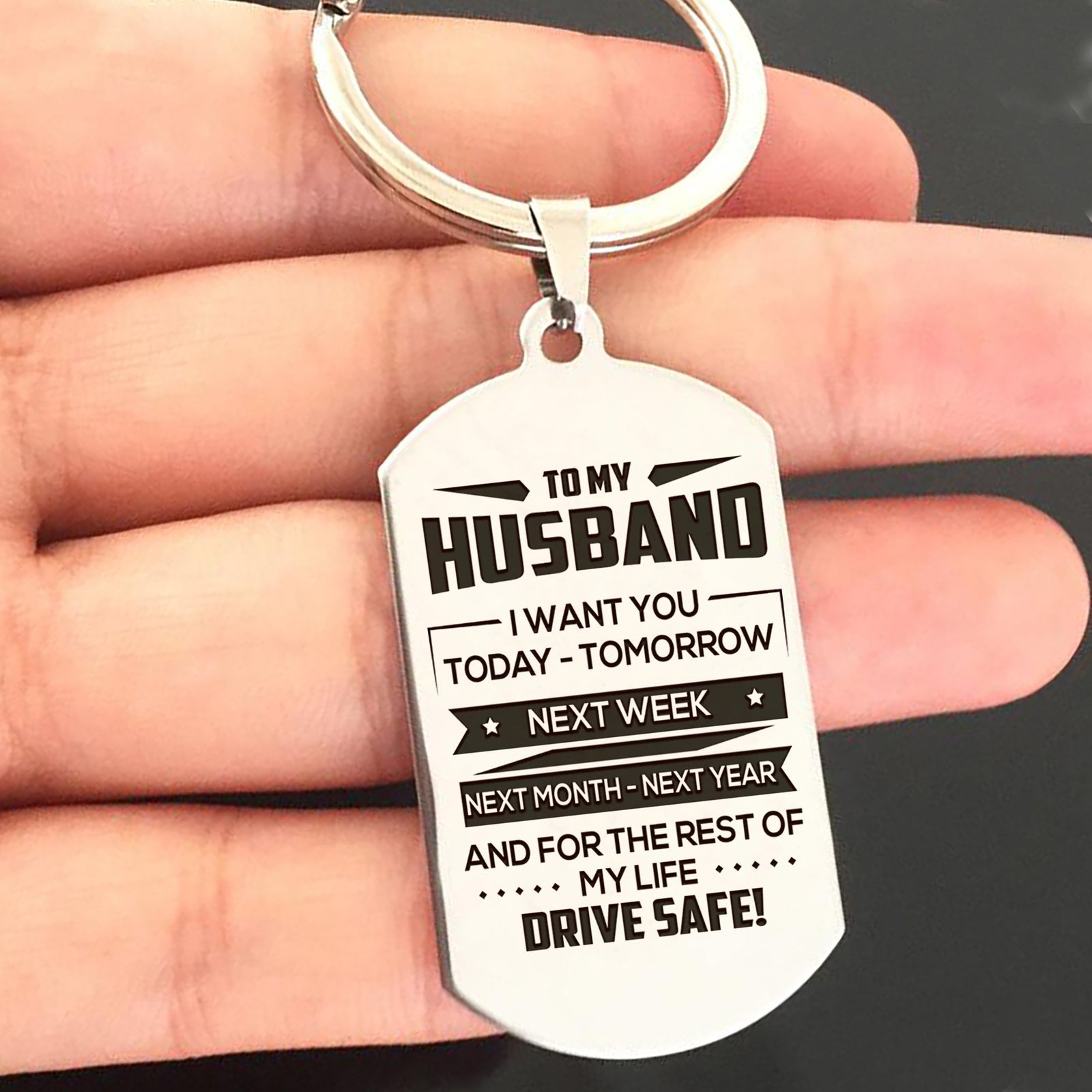 HUSBAND - I WANT YOU - KEY CHAIN