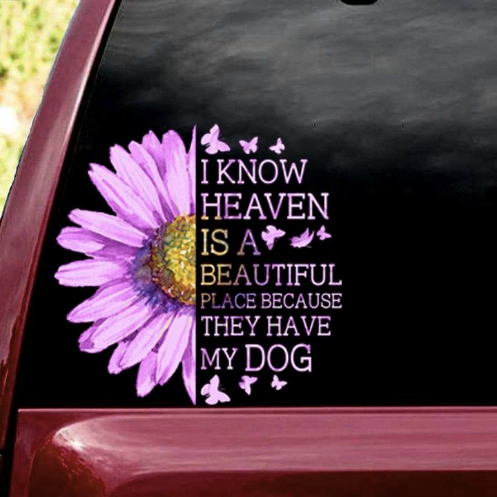 Sunflower Butterfly Decal