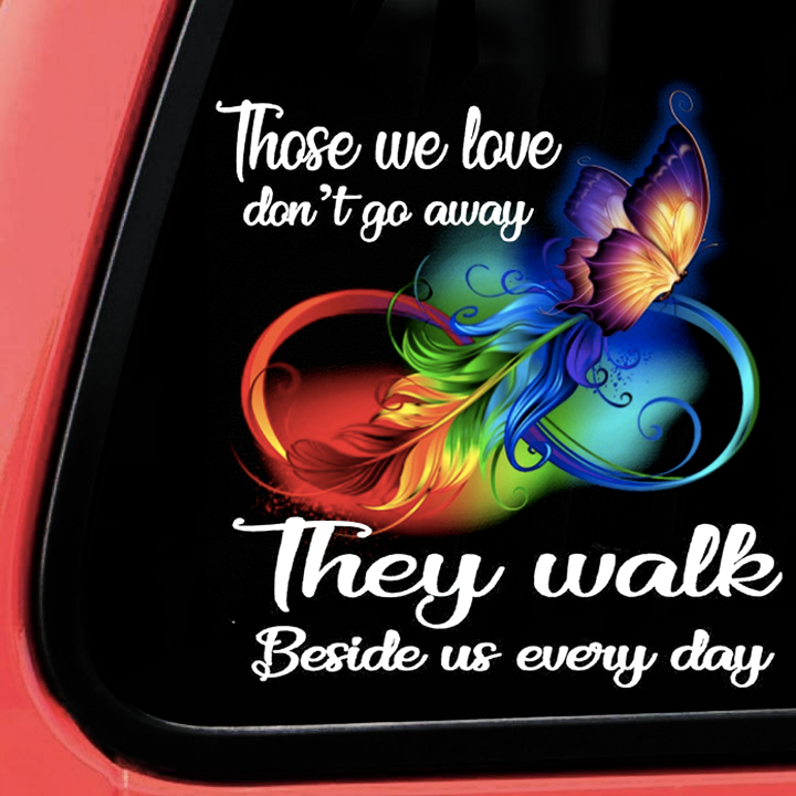 Memorial Butterfly Decal