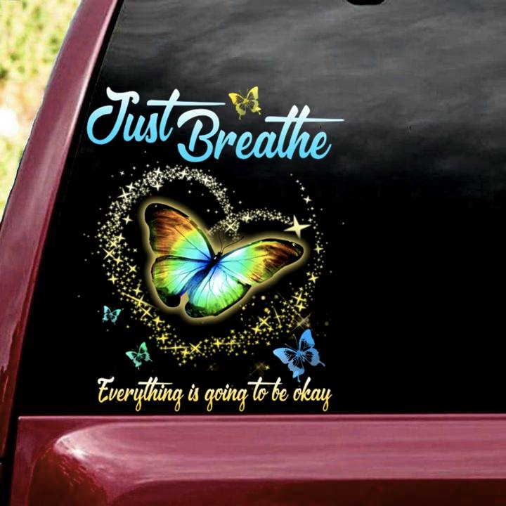 Color Butterfly Decal