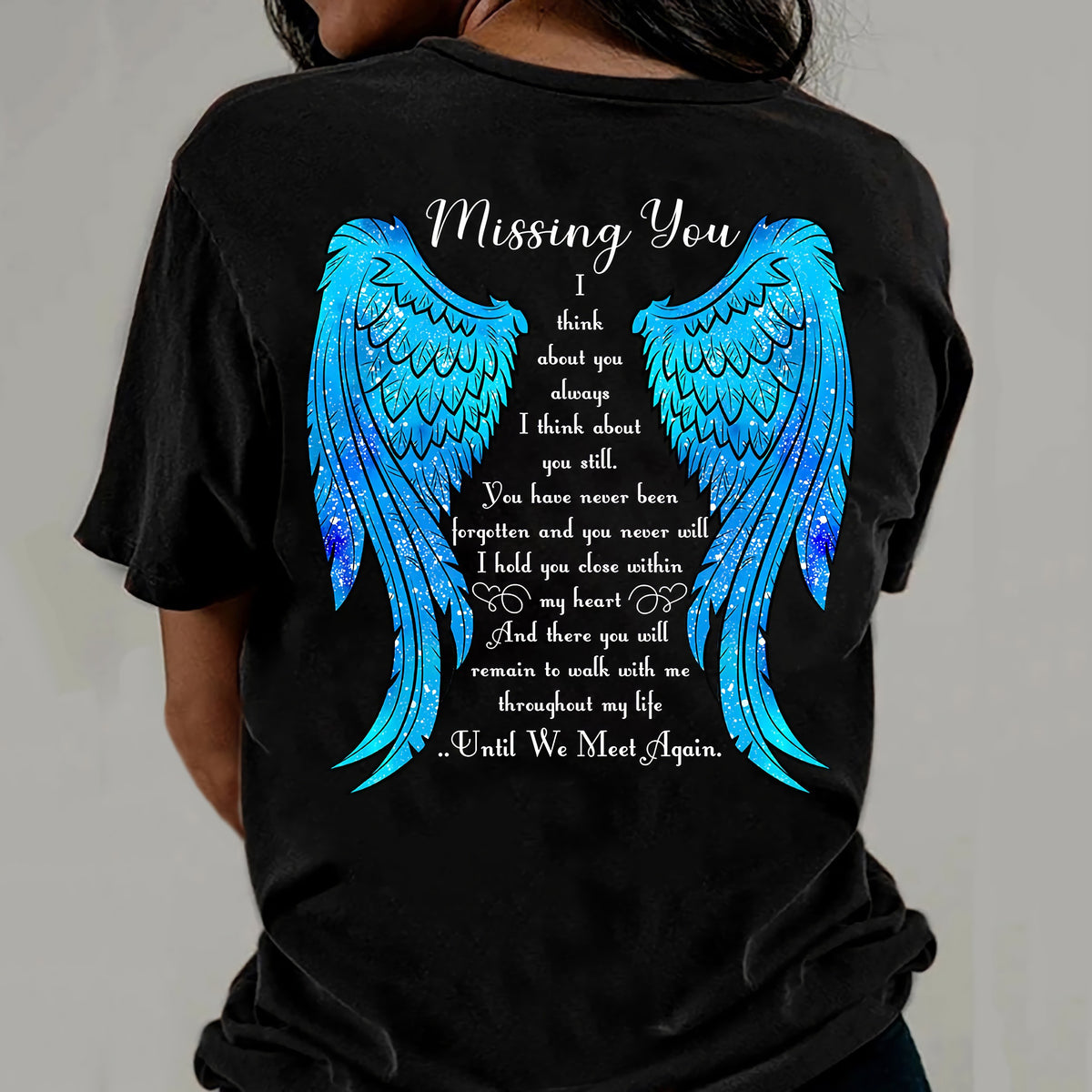 Missing You Until We Meet Again Personalized T-shirt