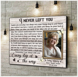 Personalized Memory Photo Gifts Remembrance Gifts Horizontal Poster