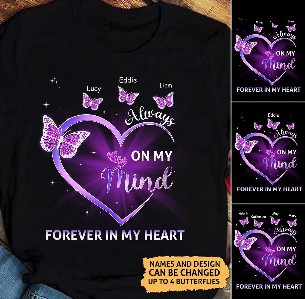 Always On My Mind Personalized T-shirt