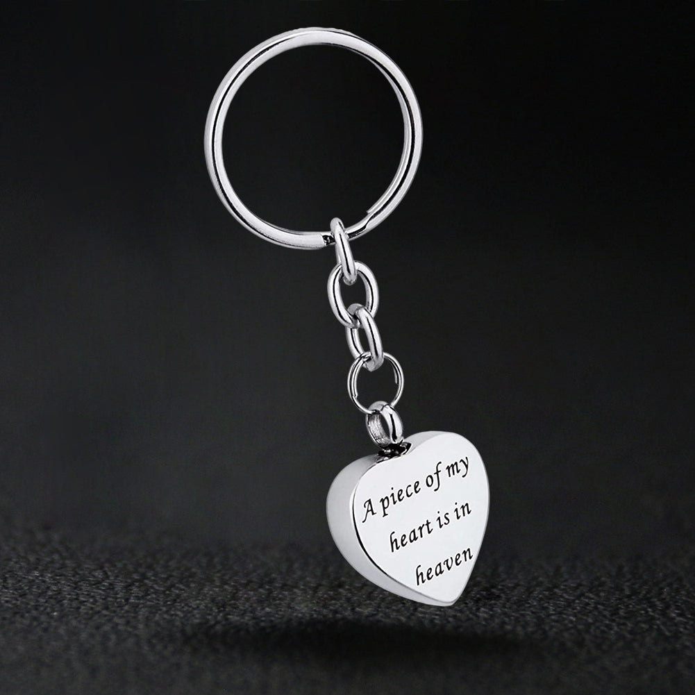 Engraved Cremation Urn Keychain for Ashes