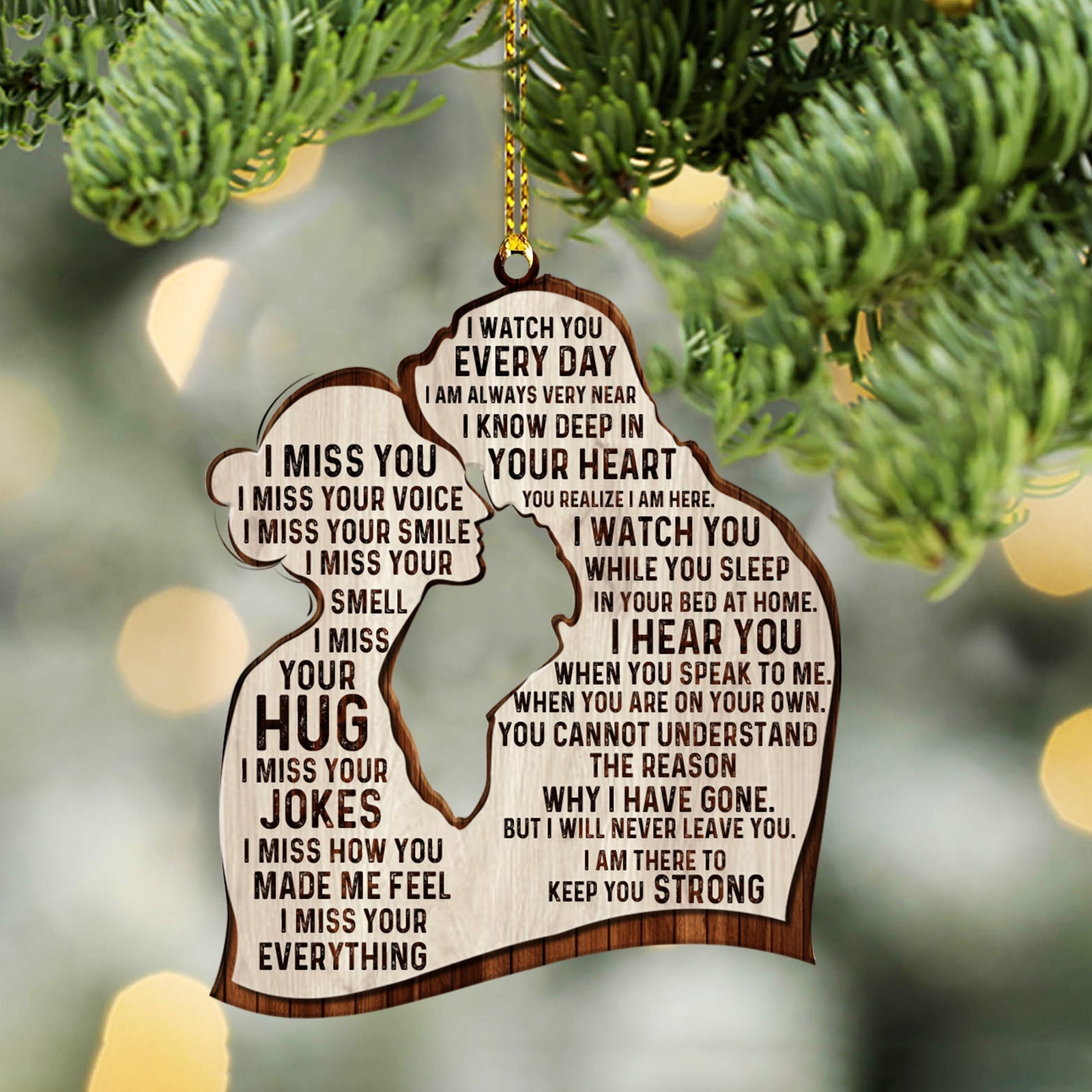 I Miss Your Everything Ornament