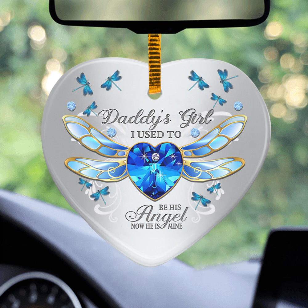 Daddy's Girl Dragonfly Ornament (Porcelain)