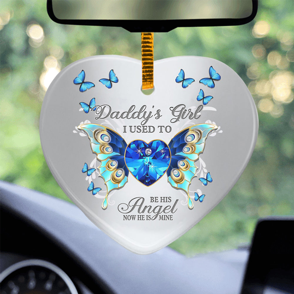 Daddy's Girl Butterfly Ornament (Porcelain)