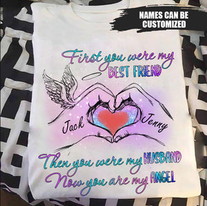 Husband You Are My Angel Personalized T-shirt