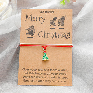 Merry Christmas Bracelet with Wish Cards