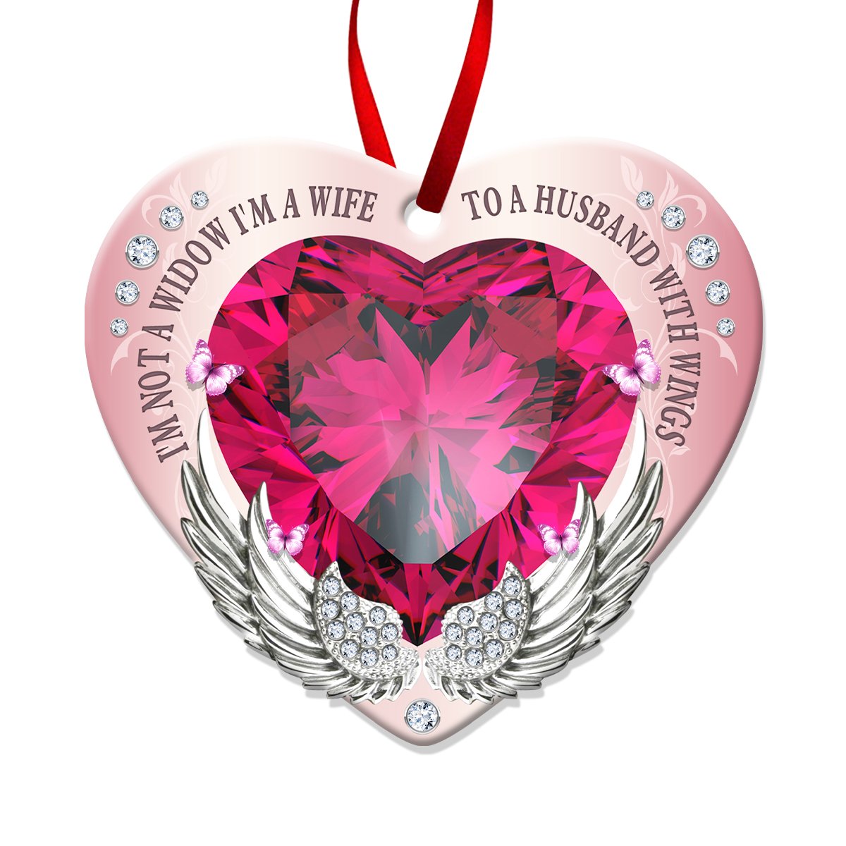 I'm A Wife To A Husband With Wings Ornament