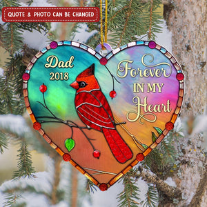 Personalized Memorial Gift I'm Always With You Heart Acrylic Ornament