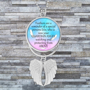 Feathers Angel Wings Car Charm