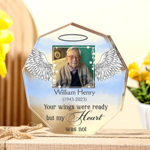 Custom Personalized Memorial Photo Acrylic Plaque - Memorial Gift Idea