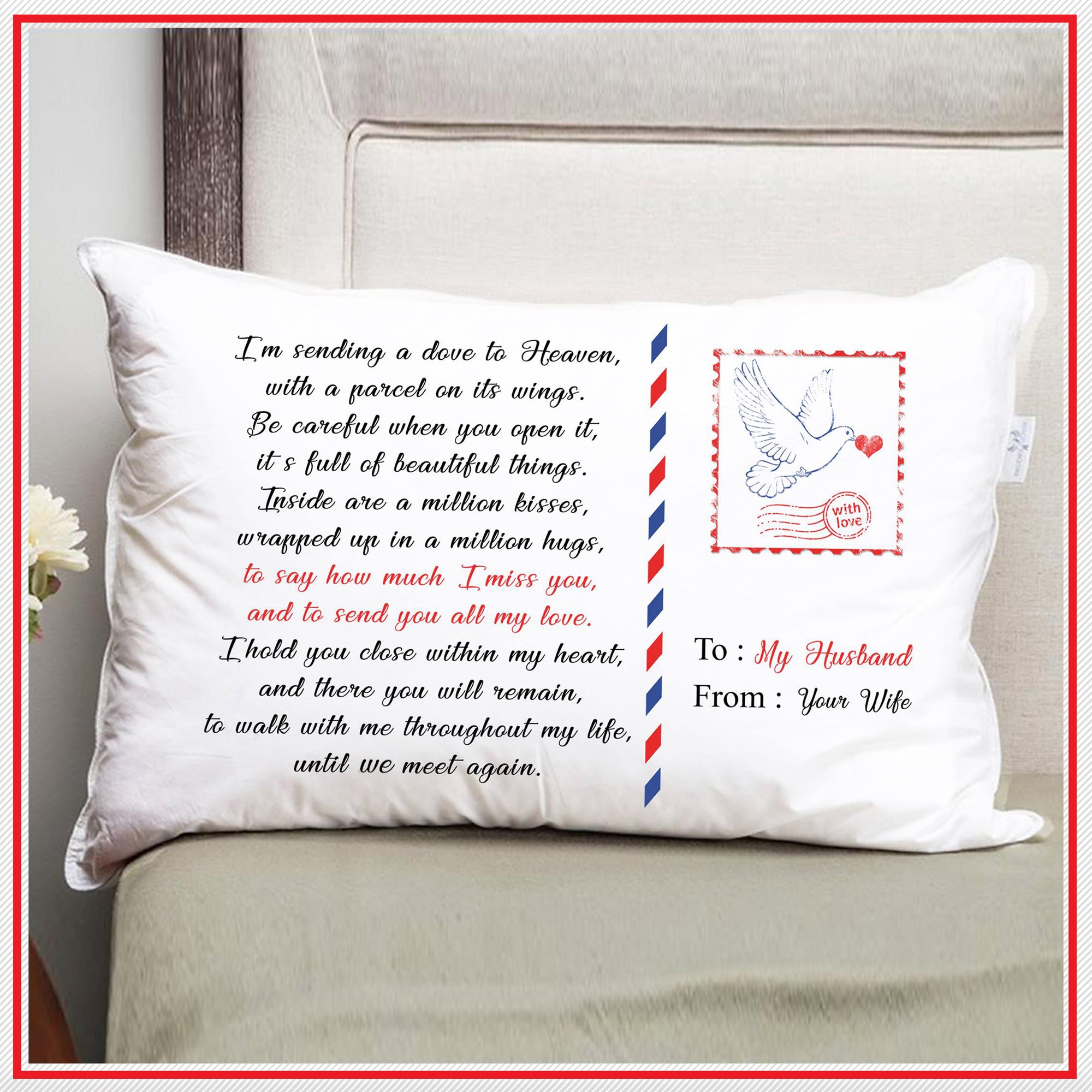 The Letter From a Widow Pillow Case