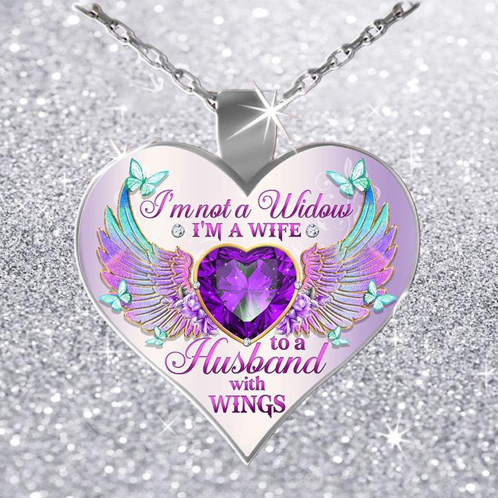 I Am A Wife To A Husband With Wings Necklace