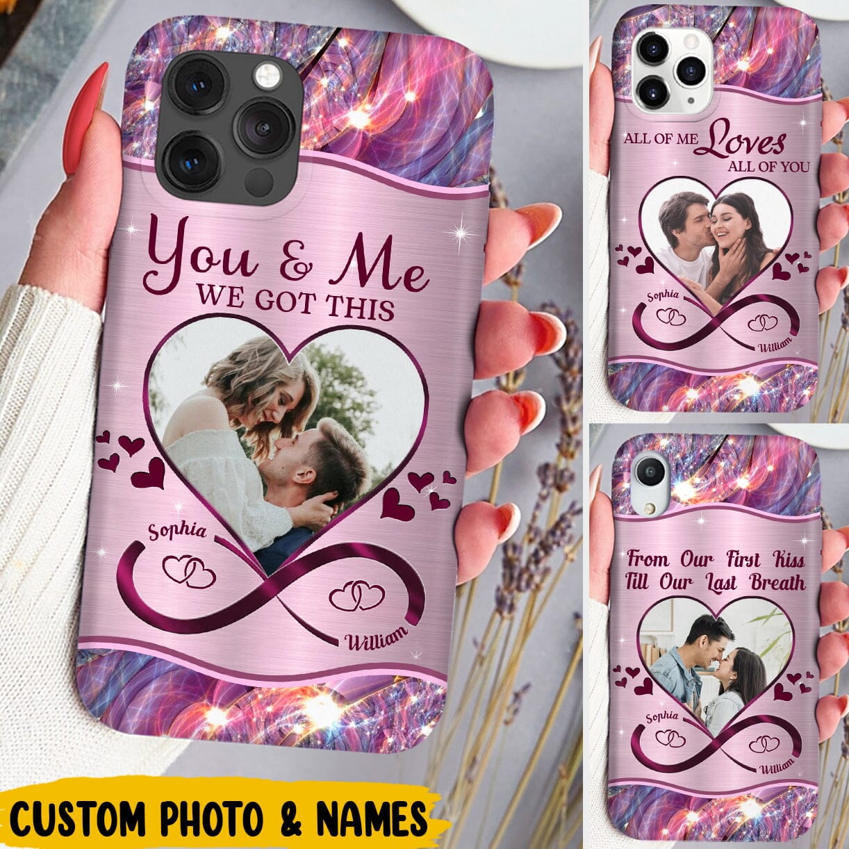You & Me We Got This Custom Couple Photo Personalized Phone Case