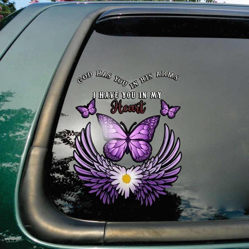 Butterfly decal on sale