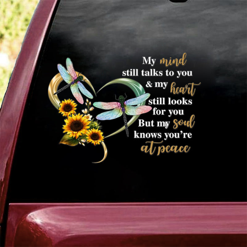 Dragonfly Memorial Decal