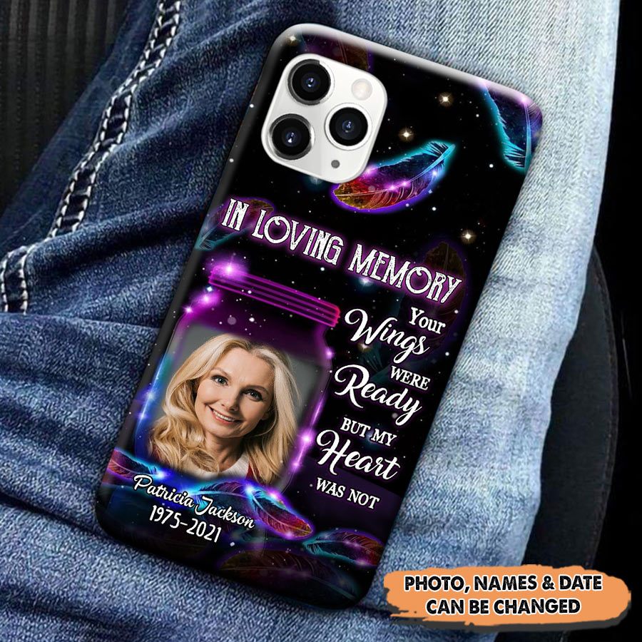 In Loving Memory Family Loss Custom Photo Upload Picture Memorial Gift Phone case