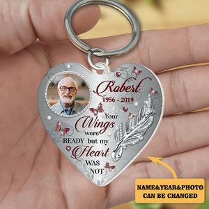 Personalized Your Wings Were Ready Acrylic Keychain