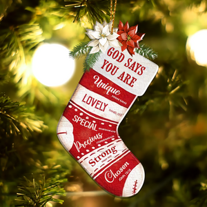 God Says You Are Christmas Ornament