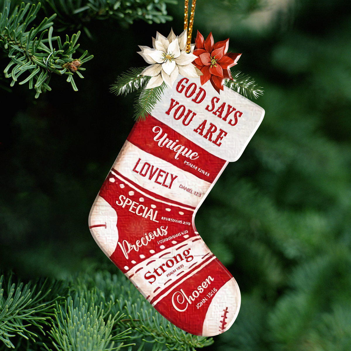 God Says You Are Christmas Ornament