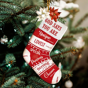 God Says You Are Christmas Ornament