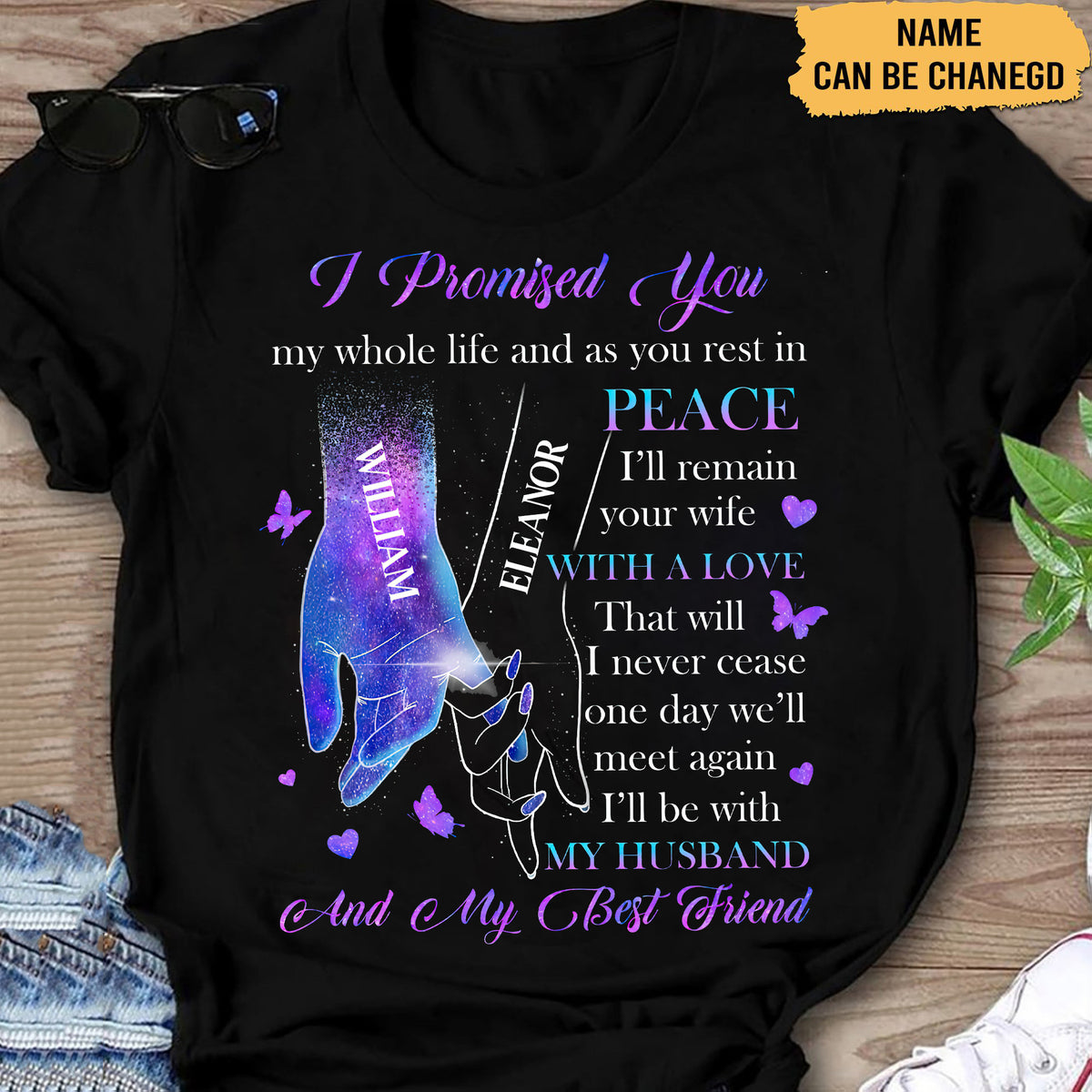 I Promised You Personalized T-Shirt Memories In Heaven