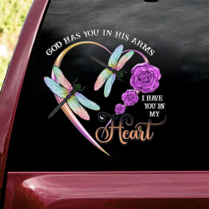 Dragonfly Memorial Decal
