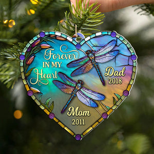 Personalized Memorial Gift I'm Always With You Heart Acrylic Ornament