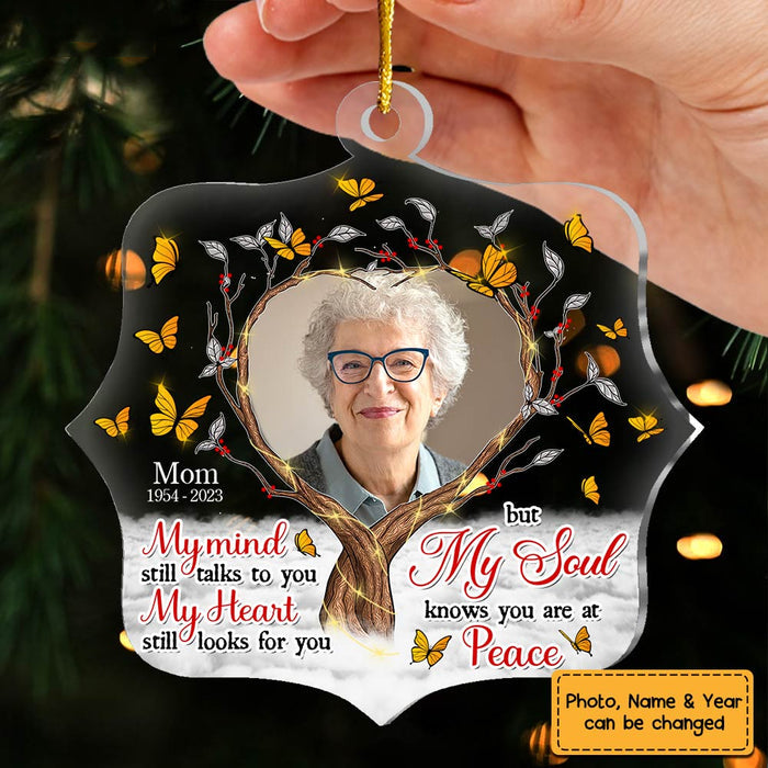 Personalized Memorial Gift You Are At Peace Photo Ornament
